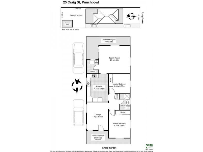 25 CRAIG  Street, Punchbowl NSW 2196 Floorplan