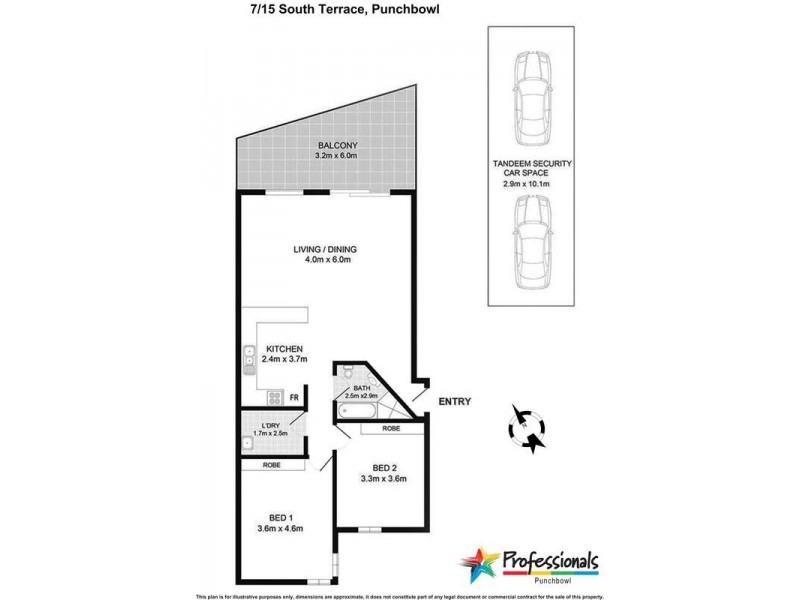 7/15 south Terrace, Punchbowl NSW 2196 Floorplan