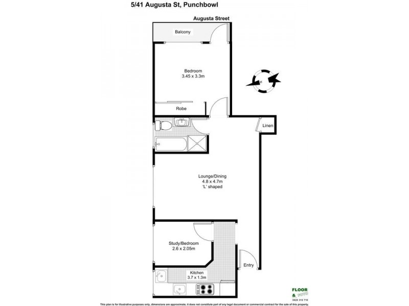 5/41 AUGUSTA  Street, Punchbowl NSW 2196 Floorplan