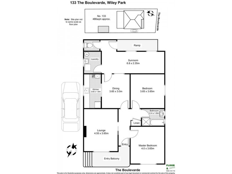 133 THE BOULEVARDE, Wiley Park NSW 2195 Floorplan