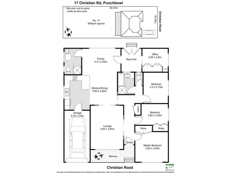 17 CHRISTIAN Road, Punchbowl NSW 2196 Floorplan
