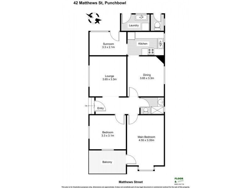 42 matthews Street, Punchbowl NSW 2196 Floorplan