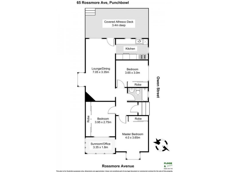 65 ROSSMORE Avenue, Punchbowl NSW 2196 Floorplan