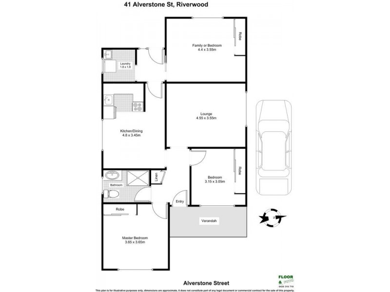 41 Alverstone Street, Riverwood NSW 2210 Floorplan