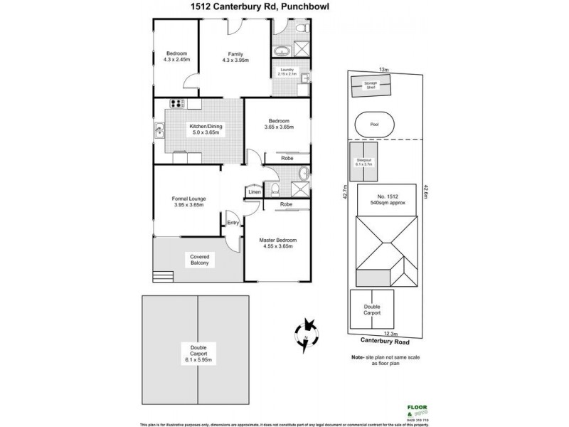 1512 CANTERBURY Road, Punchbowl NSW 2196 Floorplan
