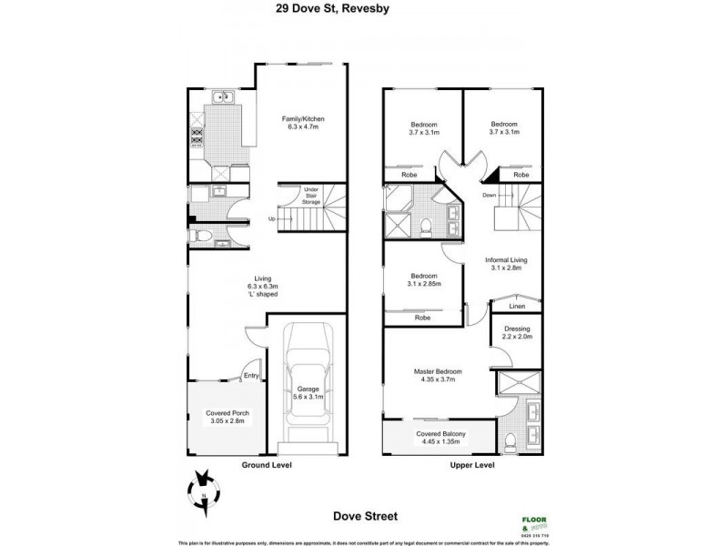 29 dove Street, Revesby NSW 2212 Floorplan