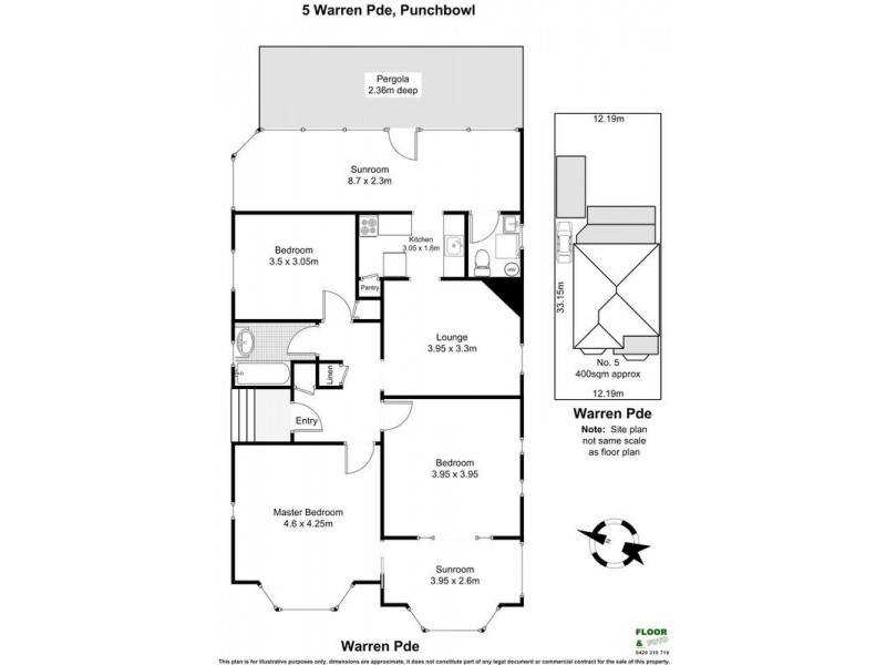 5 WARREN Parade, Punchbowl NSW 2196 Floorplan