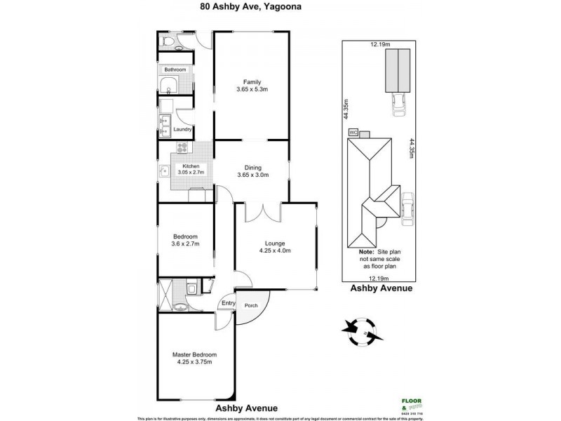 80 ASHBY Avenue, Yagoona NSW 2199 Floorplan