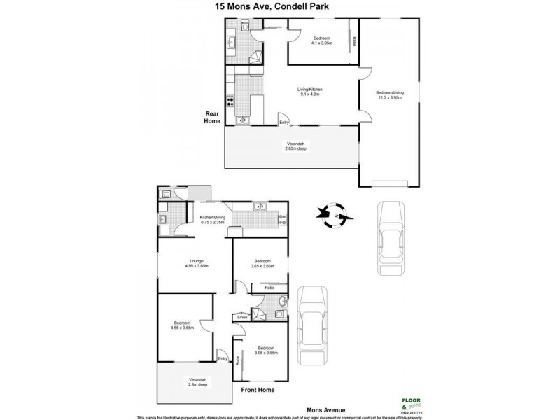 15 MONS Street, Condell Park NSW 2200 Floorplan