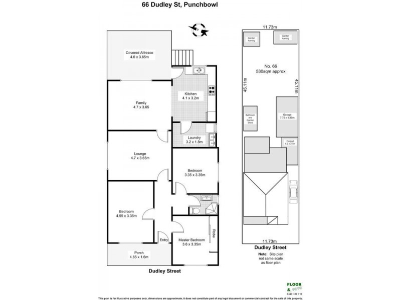 66 DUDLEY Street, Punchbowl NSW 2196 Floorplan