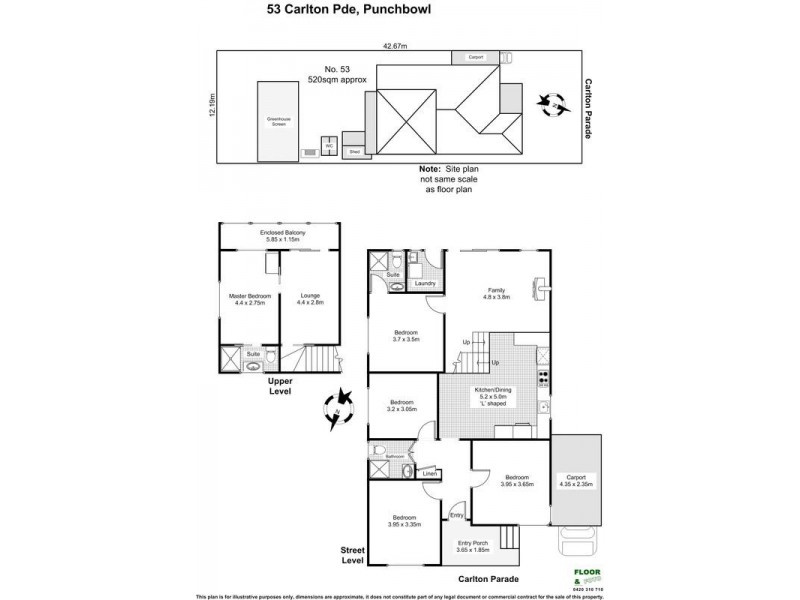 53 CARLTON Parade, Punchbowl NSW 2196 Floorplan