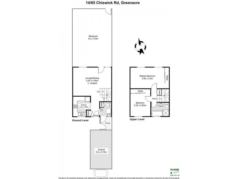 14/65 CHISWICK Road, Greenacre NSW 2190 Floorplan