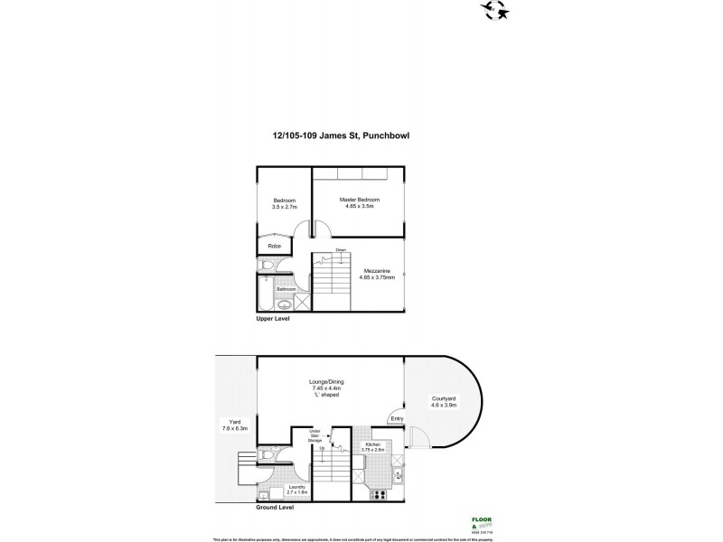 12/105 – 109 JAMES Street, Punchbowl NSW 2196 Floorplan