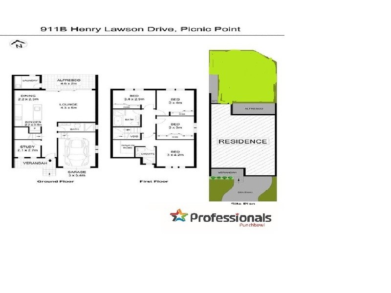 911B HENRY LAWSON Drive, Picnic Point NSW 2213 Floorplan