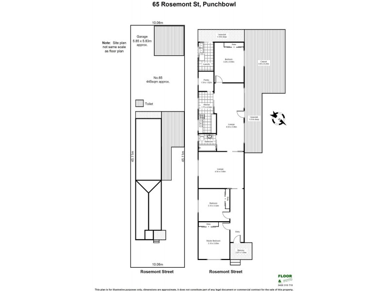 65 ROSEMONT Street, Punchbowl NSW 2196 Floorplan