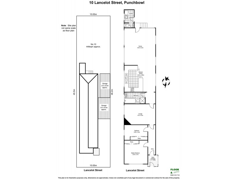 10 LANCELOT Street, Punchbowl NSW 2196 Floorplan