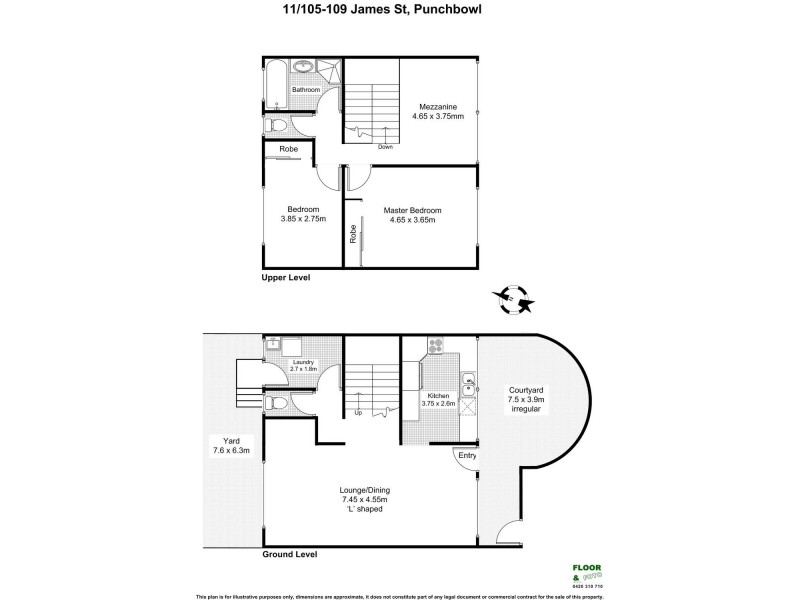 11/105 – 109 JAMES Street, Punchbowl NSW 2196 Floorplan