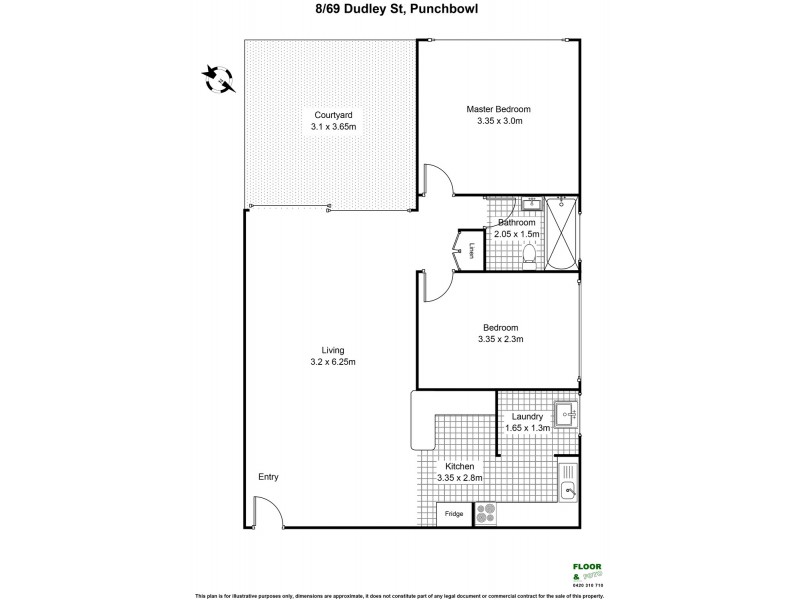 8/69 dudley Street, Punchbowl NSW 2196 Floorplan
