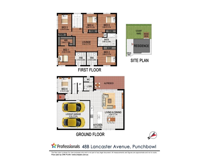 48B LANCASTER Avenue, Punchbowl NSW 2196 Floorplan