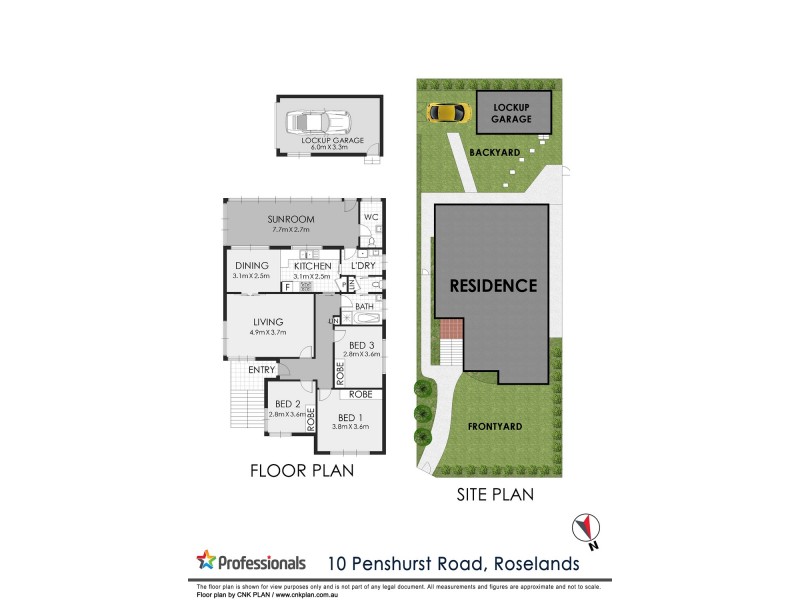 10 PENSHURST Road, Roselands NSW 2196 Floorplan