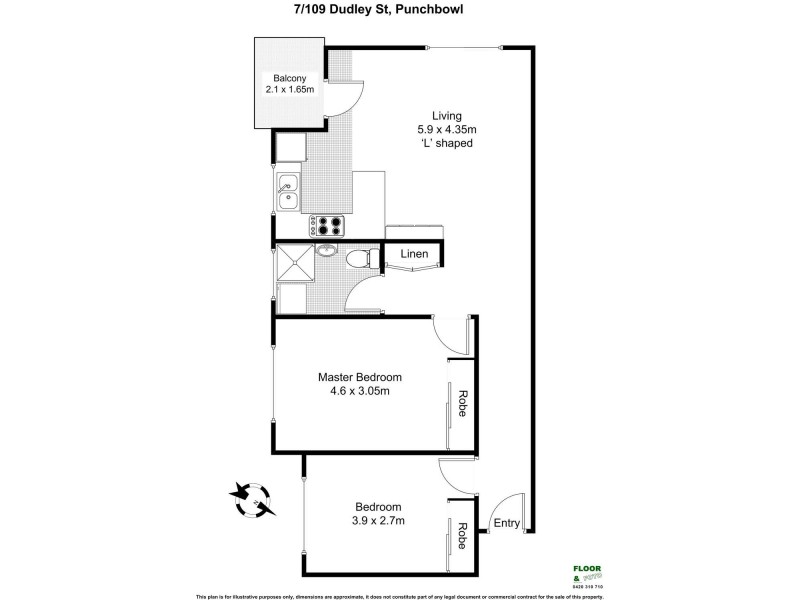 7/109 DUDLEY Street, Punchbowl NSW 2196 Floorplan
