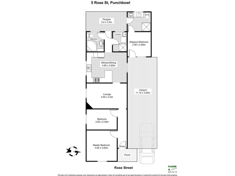 5 ROSE Street, Punchbowl NSW 2196 Floorplan