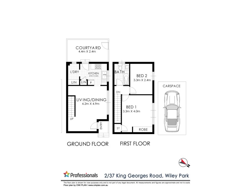 6/37 king georges Road, Wiley Park NSW 2195 Floorplan