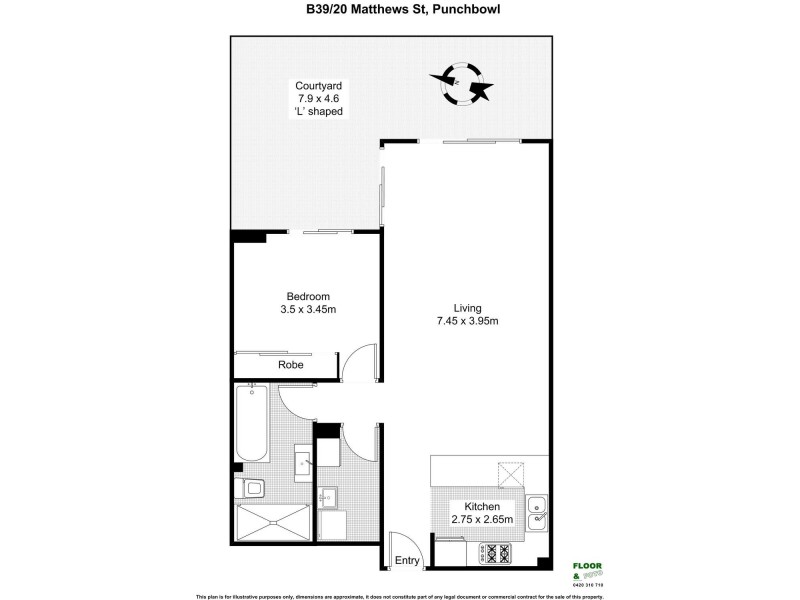 19/20 MATTHEWS Street, Punchbowl NSW 2196 Floorplan
