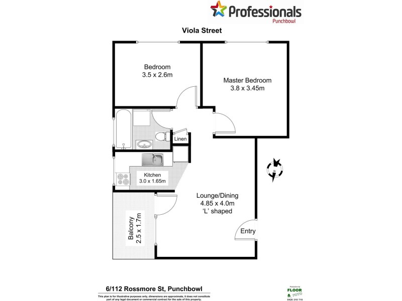 6/9 VIOLA Street, Punchbowl NSW 2196 Floorplan