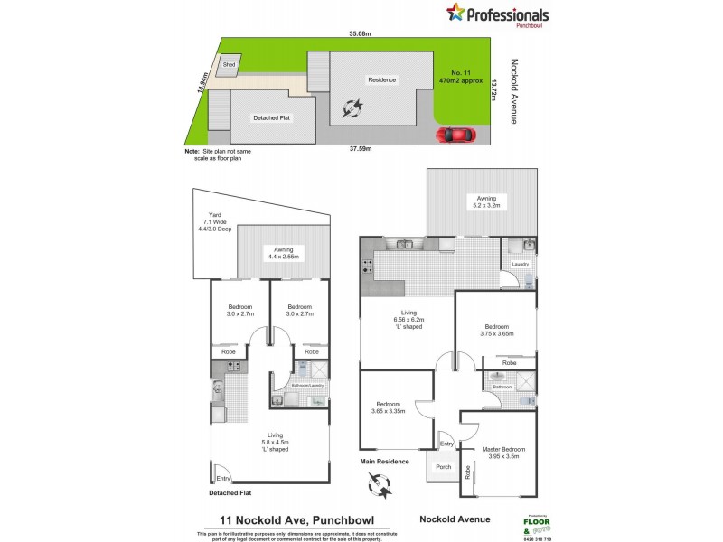 11 NOCKOLDS Avenue, Punchbowl NSW 2196 Floorplan
