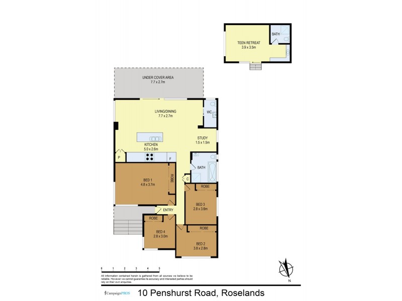 10 Penshurst Road, Roselands NSW 2196 Floorplan