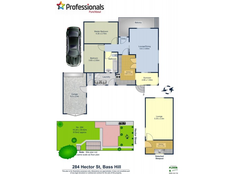 284 HECTOR Street, Bass Hill NSW 2197 Floorplan