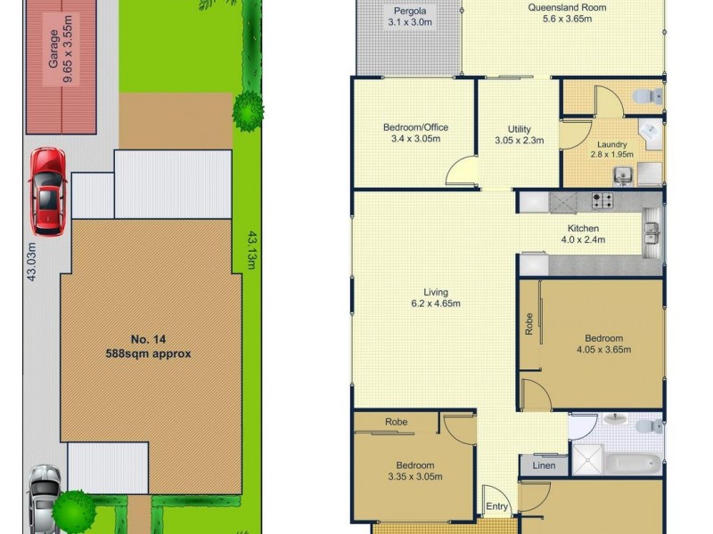 14 PAYTEN Avenue, Roselands NSW 2196 Floorplan