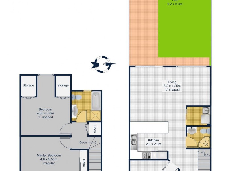 4/57-59 wattle Street, Punchbowl NSW 2196 Floorplan