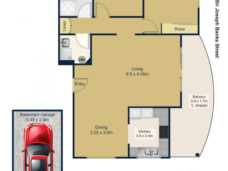7/19-25 SIR JOSEPH BANKS Street, Bankstown NSW 2200 Floorplan