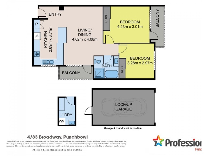 4/83 BROADWAY, Punchbowl NSW 2196 Floorplan