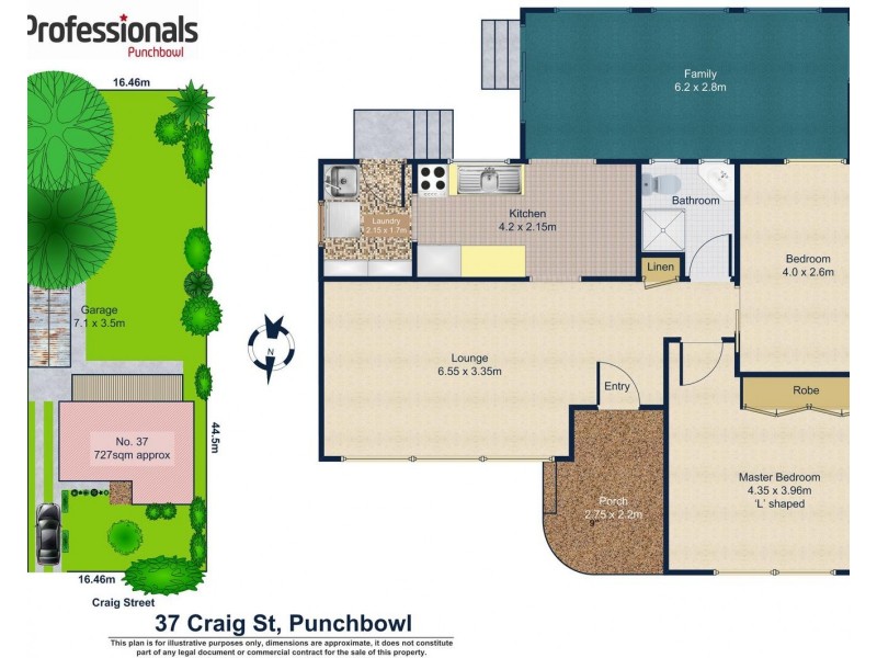 37 CRAIG Street, Punchbowl NSW 2196 Floorplan