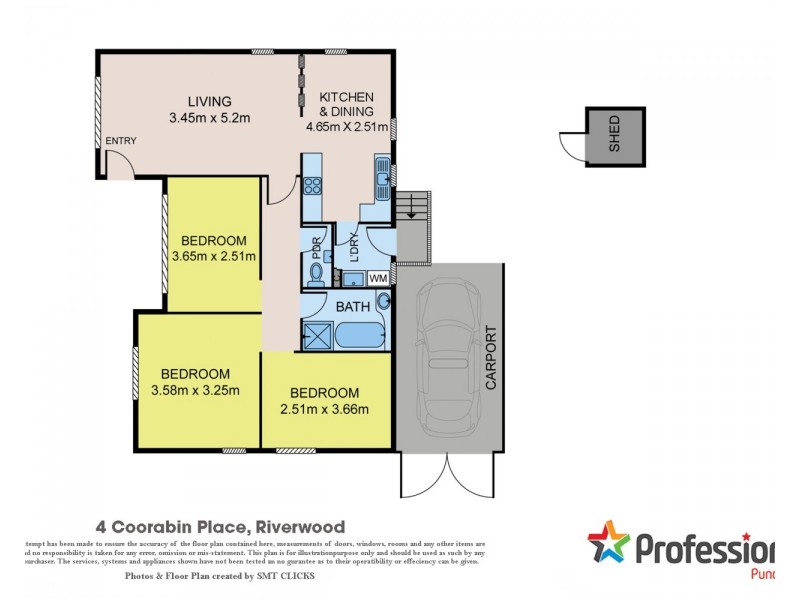 4 COORABIN Place, Riverwood NSW 2210 Floorplan