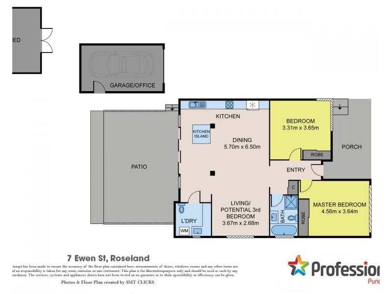 7 EWEN Street, Roselands NSW 2196 Floorplan