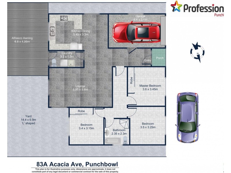 83a ACACIA Avenue, Punchbowl NSW 2196 Floorplan