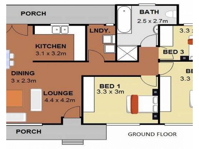 1/17 John Street, St Marys NSW 2760 Floorplan