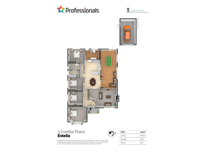 3 Corella Place, Estella NSW 2650 Floorplan