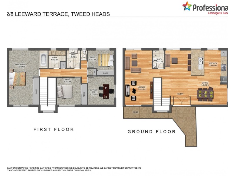 2/8 Leeward Terrace, Tweed Heads NSW 2485 Floorplan