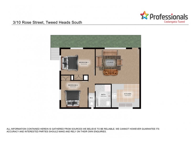 3/10 Rose Street, Tweed Heads West NSW 2485 Floorplan