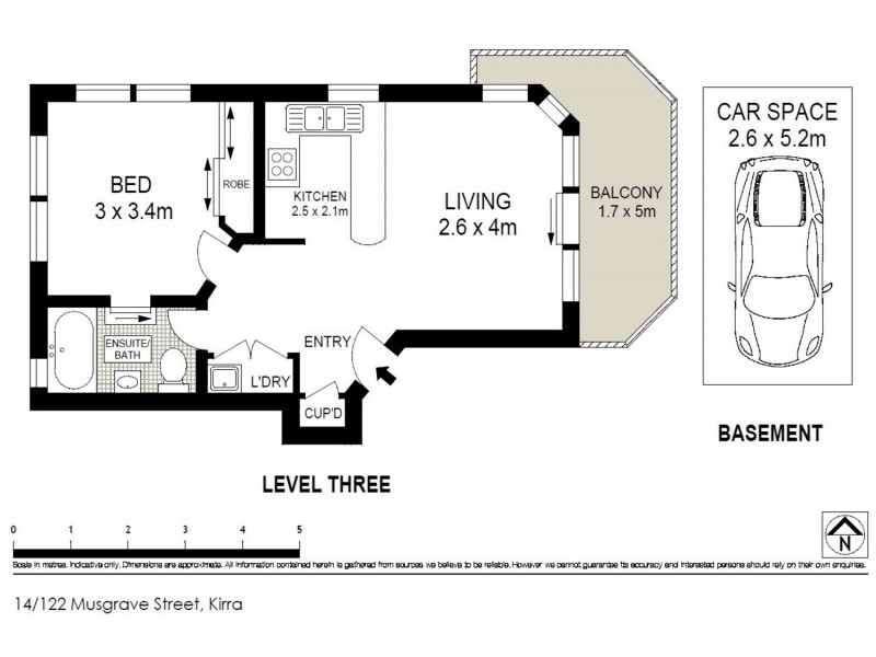 14/122 Musgrave Street, Coolangatta QLD 4225 Floorplan