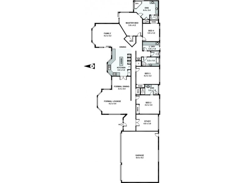 2 Trutes Terrace, Terranora NSW 2486 Floorplan
