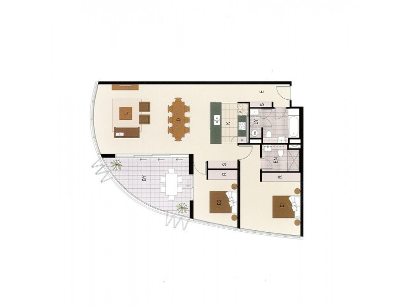 1045/18-20 Stuart Street, Tweed Heads NSW 2485 Floorplan