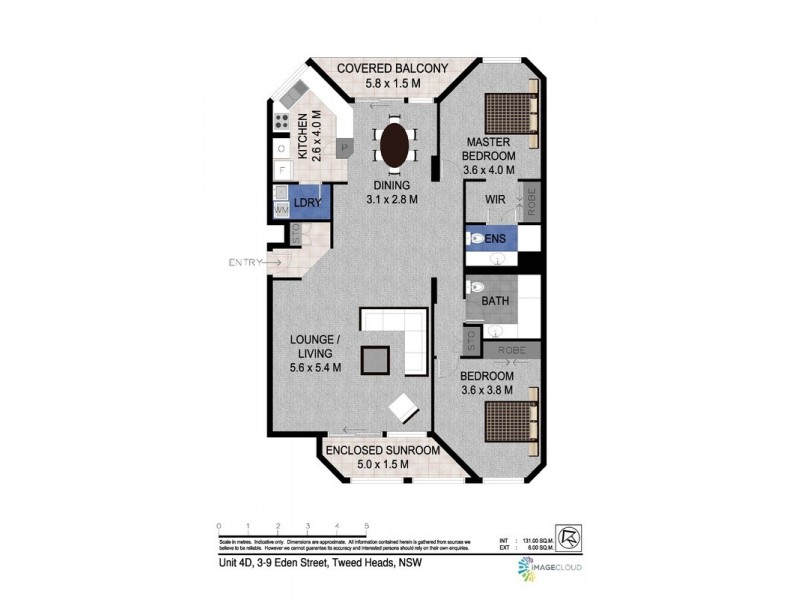 4D/3-9 Eden  Street, Tweed Heads NSW 2485 Floorplan