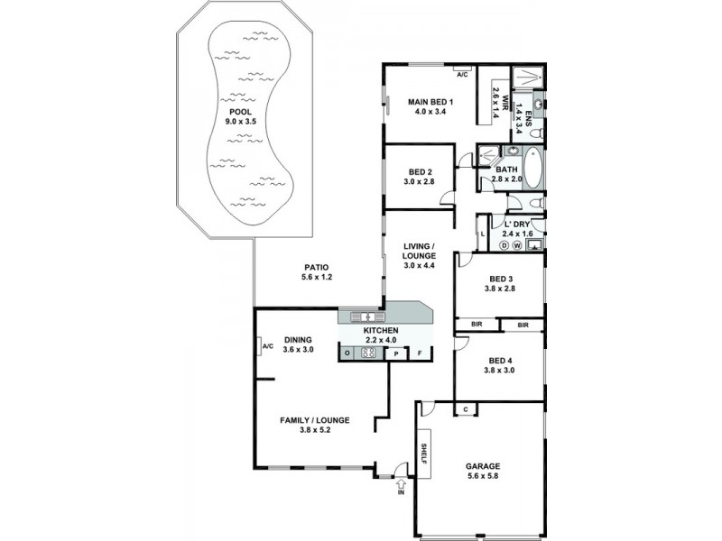18 Coolabah Court, Banora Point NSW 2486 Floorplan