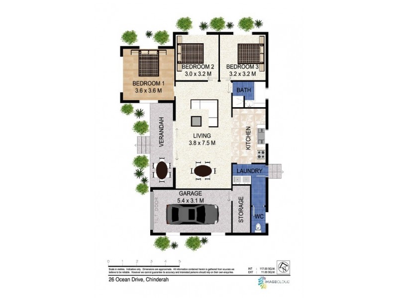 26 Ocean  Drive, Chinderah NSW 2487 Floorplan
